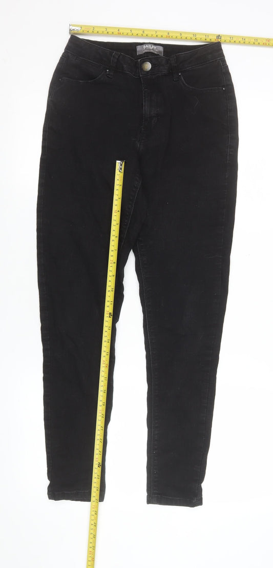 Womens UK Size 10 Dorothy Perkins Slim Fit Skinny Black Jeans