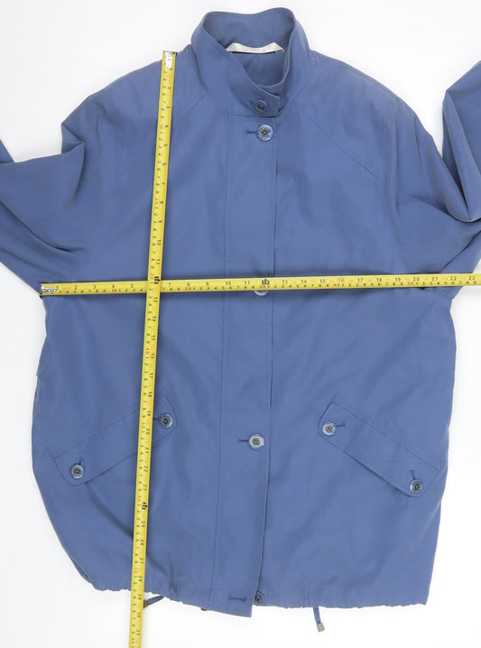 Womens UK Size 12 Marks and Spencer Blue Parka Coat