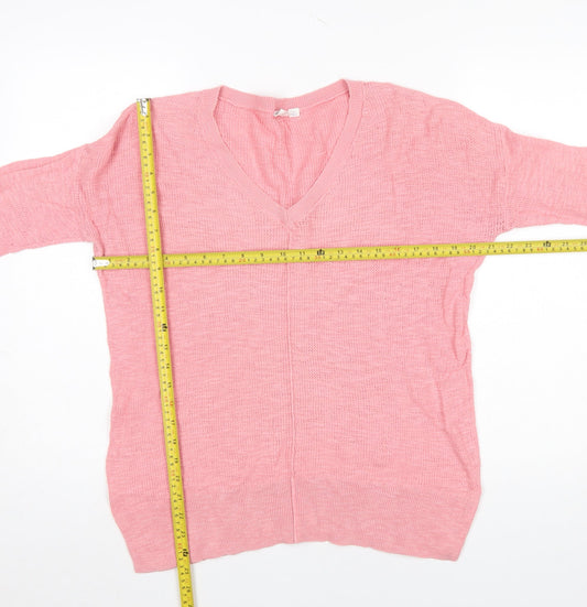 Womens UK Size M Gap Pink Pullover Jumper