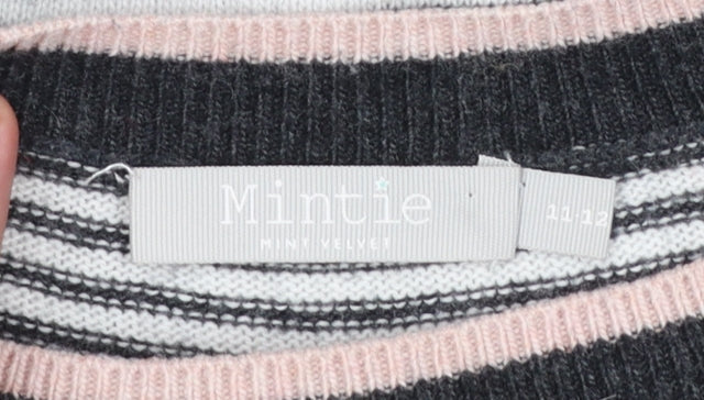 Girls UK Size 11-12 Years Mintie by Mint Velvet Black Pullover Jumper