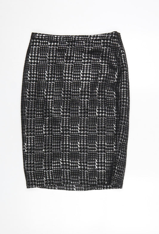 Womens UK Size 10 M&Co. Straight & Pencil Tweed Skirt