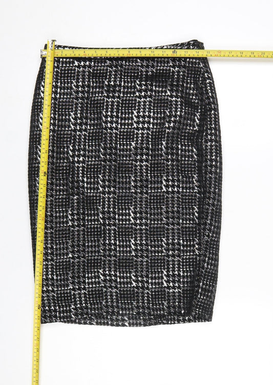 Womens UK Size 10 M&Co. Straight & Pencil Tweed Skirt