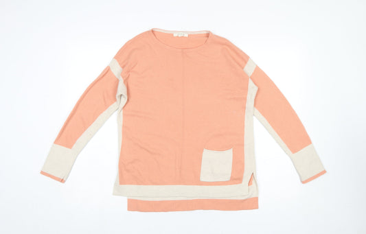 Womens UK Size 12 White Stuff Pink Pullover Jumper
