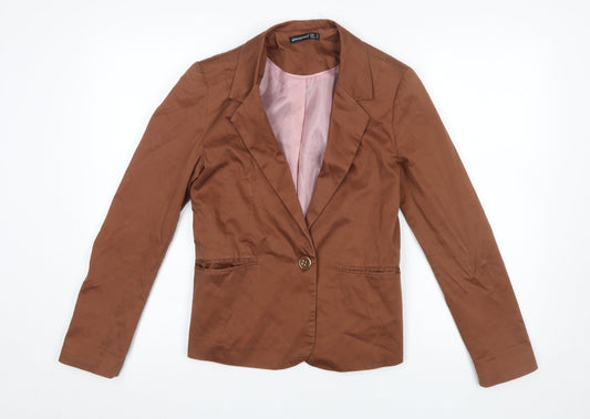 Womens UK Size 10 Atmosphere Regular Brown Blazer