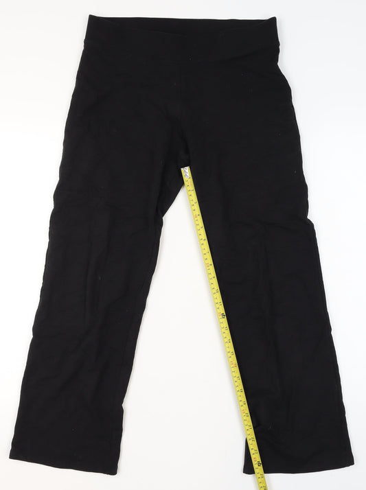 Womens UK Size S Dunnes Stores Regular Fit Leggings Black Trousers
