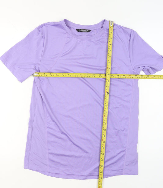 Mens UK Size XS Dunnes Purple Gym & Training Running & Jogging Yoga T-Shirt