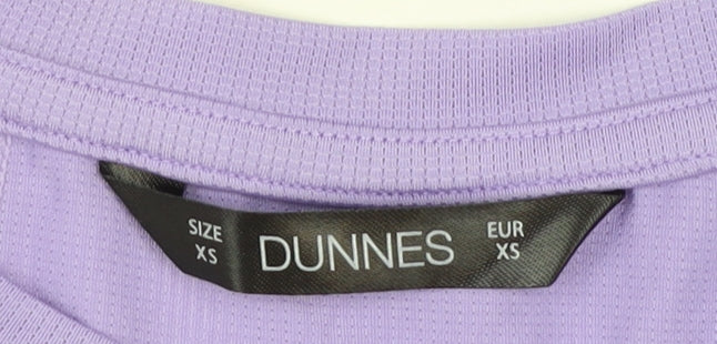 Mens UK Size XS Dunnes Purple Gym & Training Running & Jogging Yoga T-Shirt
