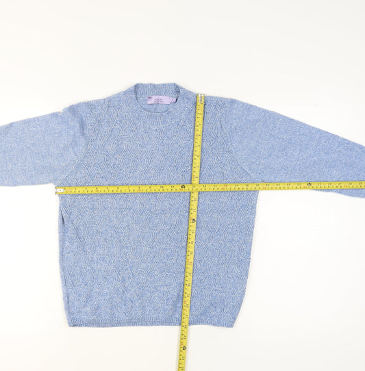Womens UK Size S Honor Millburn Blue Pullover Jumper