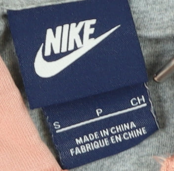 Womens UK Size S Nike Pink Full Zip Hoodie