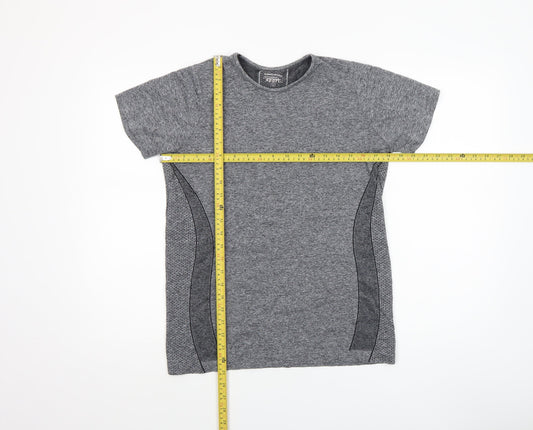 Womens UK Size L Dunnes Stores Grey Gym & Training Running & Jogging Yoga T-Shir