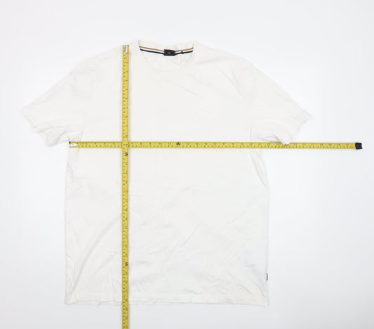 Mens UK Size 2XL Boss White T-Shirt