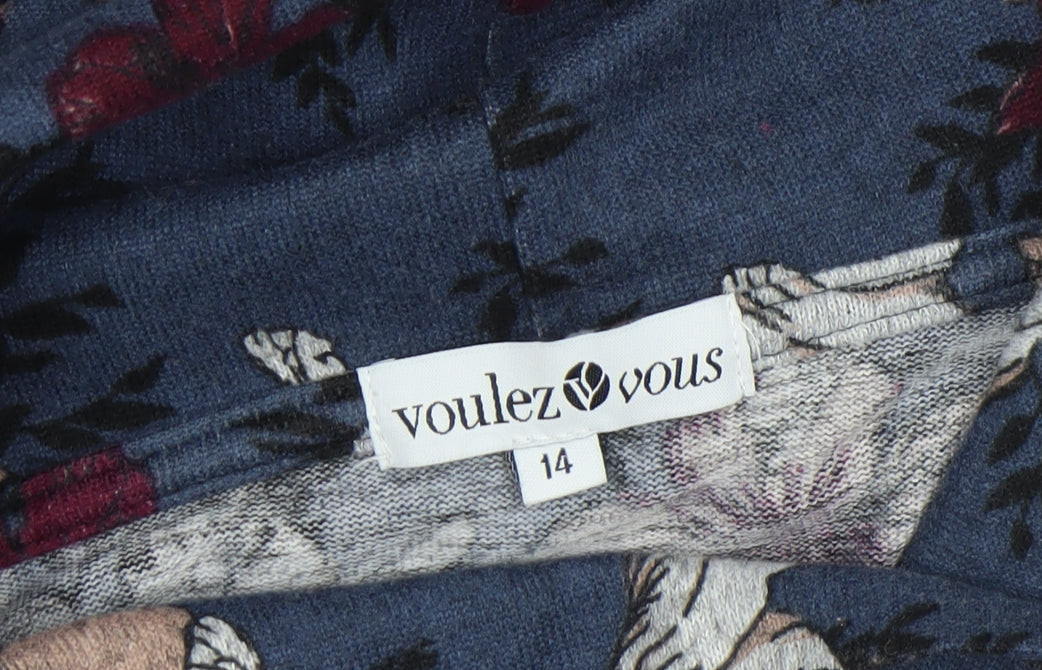 Womens UK Size 14 Voulez Vous Shift Dress