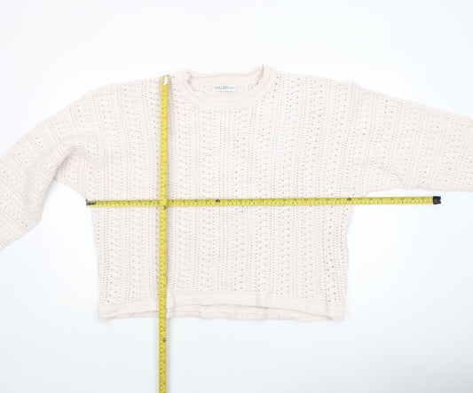Womens UK Size XL Gallery Ivory Pullover Jumper