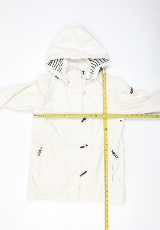 Womens UK Size 8 Batela White Rain Coat