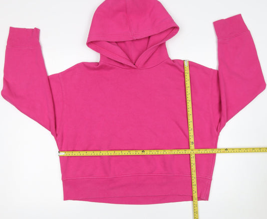 Womens UK Size L Zara Pink Pullover Hoodie