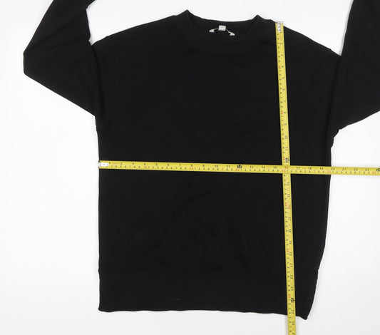 Womens UK Size S NEXT Black Pullover Sweatshirt