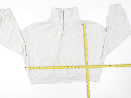 Womens UK Size 14 H&M Grey Pullover Sweatshirt