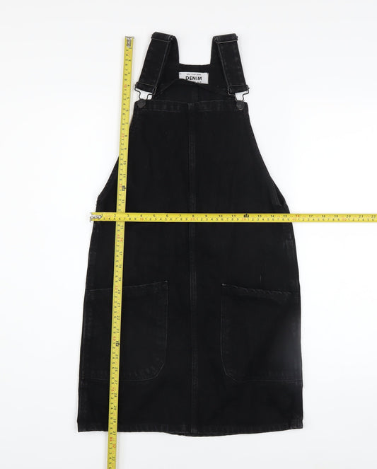 Womens UK Size 4 New Look Pinafore/Dungaree Dress