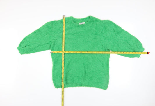 Womens UK Size M Gallery Green Pullover Jumper