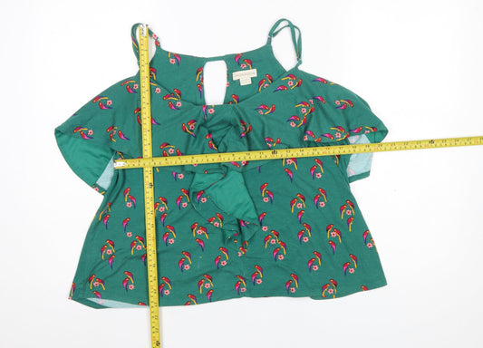 Womens UK Size 18 Monsoon Green Camisole Blouse