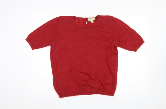 Womens UK Size 12 Austin Reed Red Pullover Jumper
