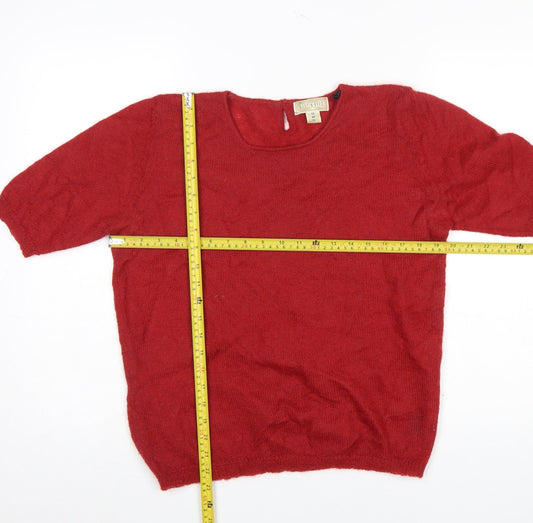 Womens UK Size 12 Austin Reed Red Pullover Jumper