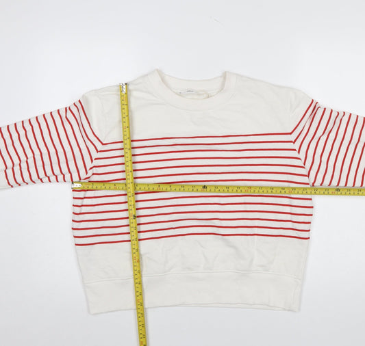 Womens UK Size L MNG Ivory Pullover Sweatshirt
