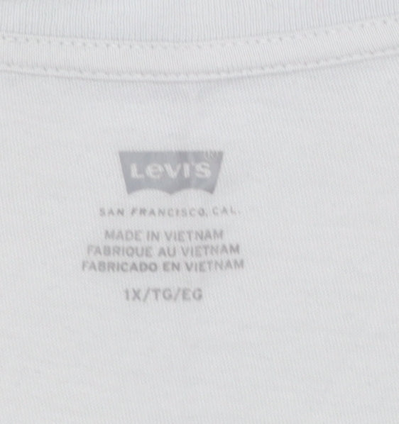 Womens UK Size 2XL Levi's White Basic T-Shirt