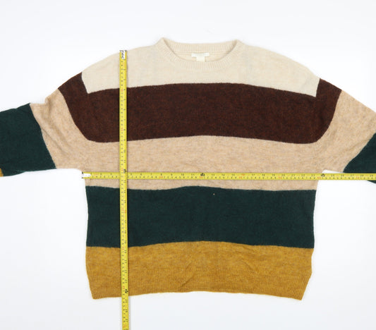 Womens UK Size 8 H&M Multicoloured Pullover Jumper