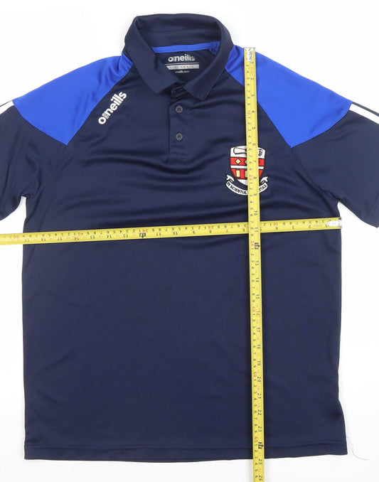 Mens UK Size S O’Neills Blue FootballGym & TrainingRunning & Jogging Polo