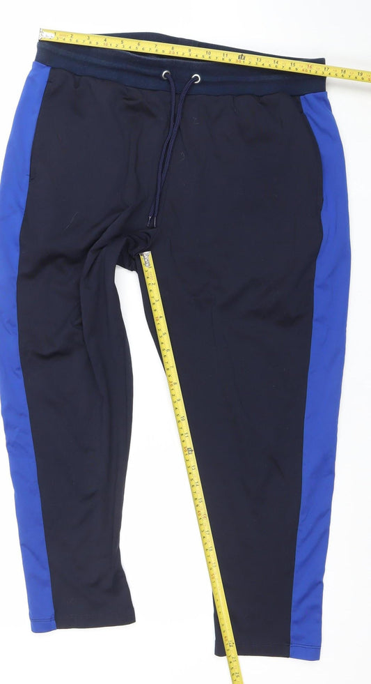Mens UK Size L ASOS Regular Fit Jogger Black Trousers