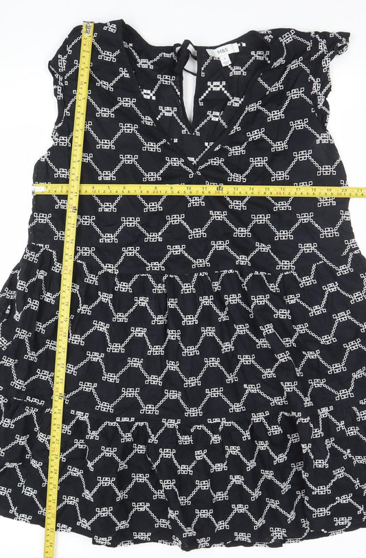 Womens UK Size 14 Marks and Spencer A-Line Dress