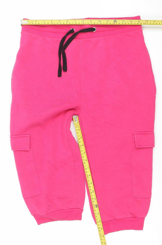 Womens UK Size L Yuli Regular Fit Jogger Pink Trousers