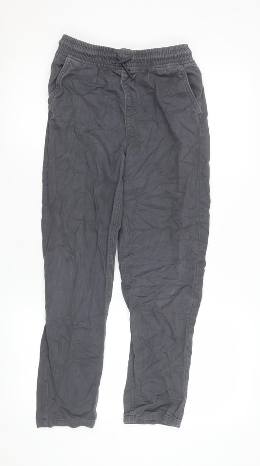 Boys UK Size 12-13 Years denim co. Slim Fit Jogger Black Trousers