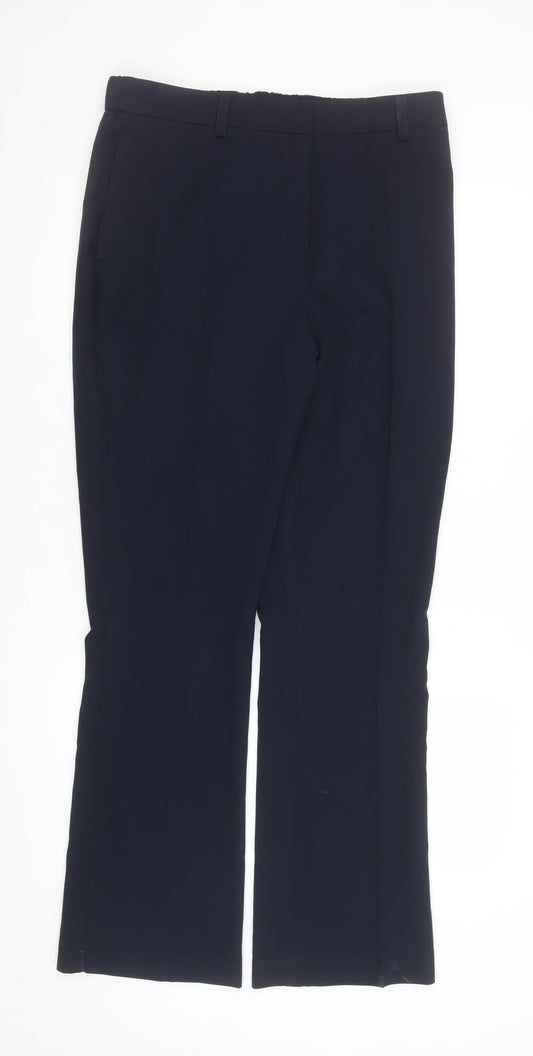 Womens UK Size 12 Dunnes Stores Regular Fit Dress Pants Blue Trousers
