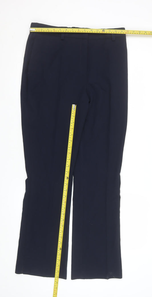 Womens UK Size 12 Dunnes Stores Regular Fit Dress Pants Blue Trousers