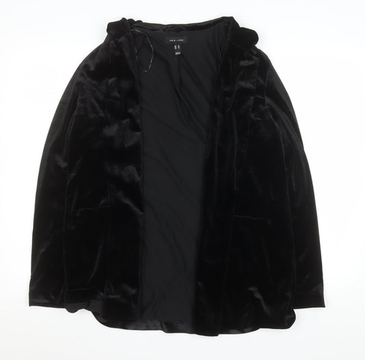 Womens UK Size 14 New Look Black Basic Jacket
