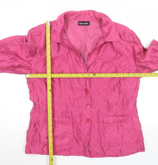 Womens UK Size 16 Gerry Weber Pink Tunic Blouse