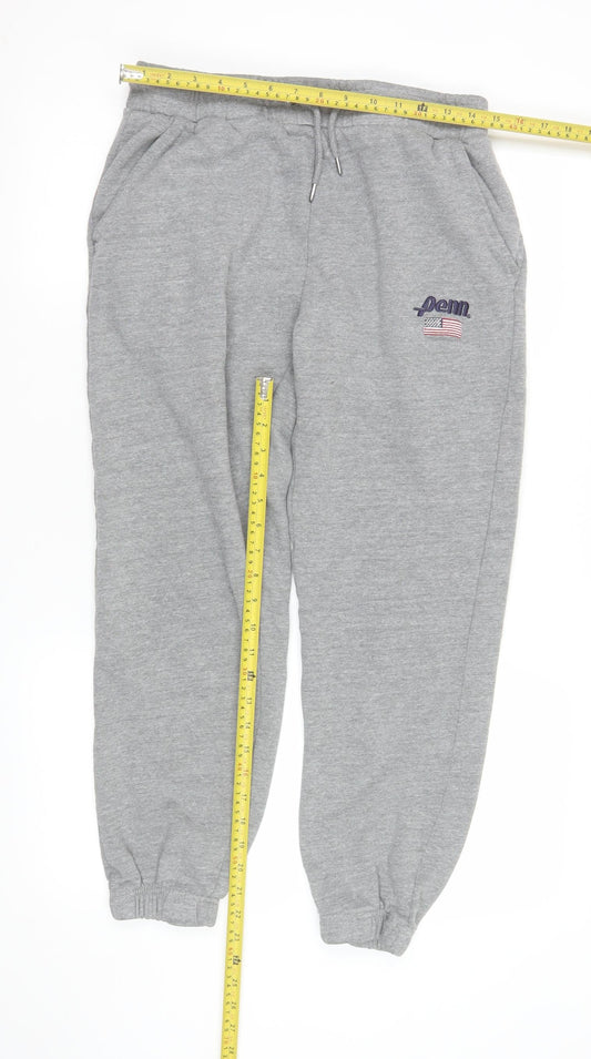 Mens UK Size M Penn x Primark Regular Fit Sweatpants Grey Trousers