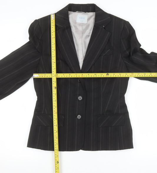 Womens UK Size 10 Oasis Regular Black Blazer