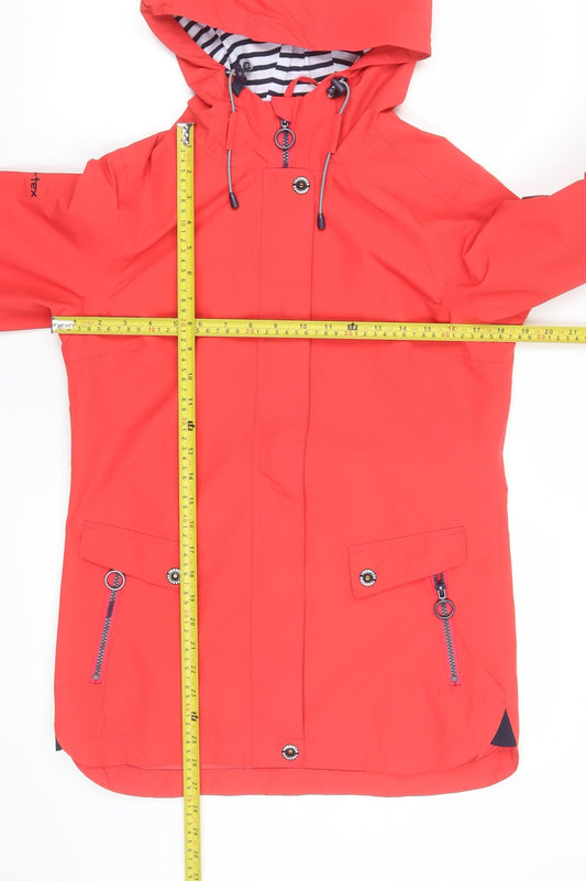 Womens UK Size XS Trespass Red Anorak Coat