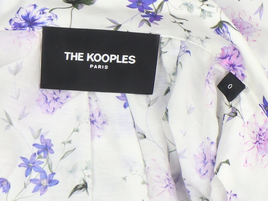 Womens UK Size S The Kooples Multicoloured Tunic Blouse