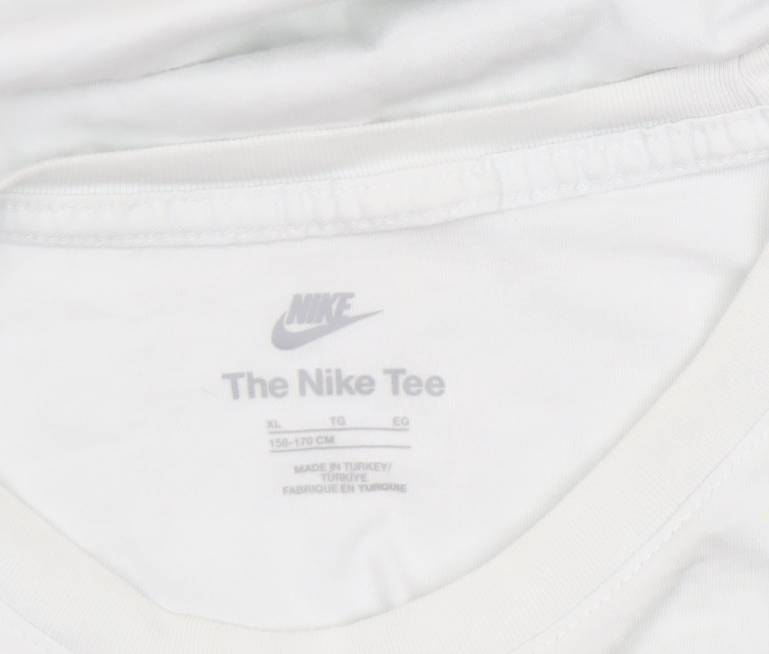 Boys UK Size 158 Nike White Basic T-Shirt