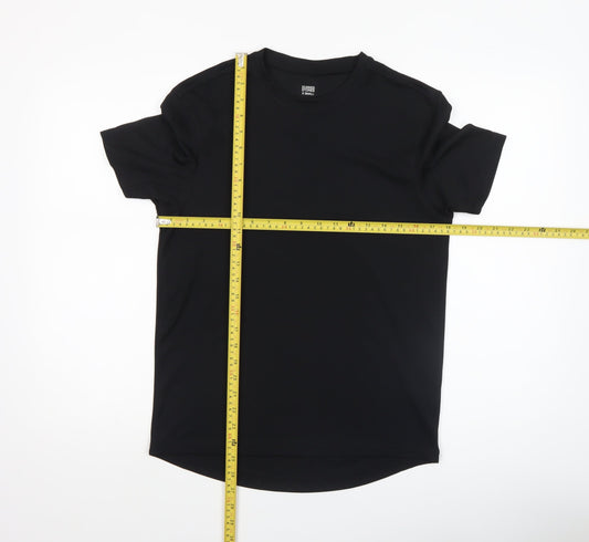 Mens UK Size XS Dunnes Stores Black Gym & TrainingRunning & JoggingWalking T-Shi