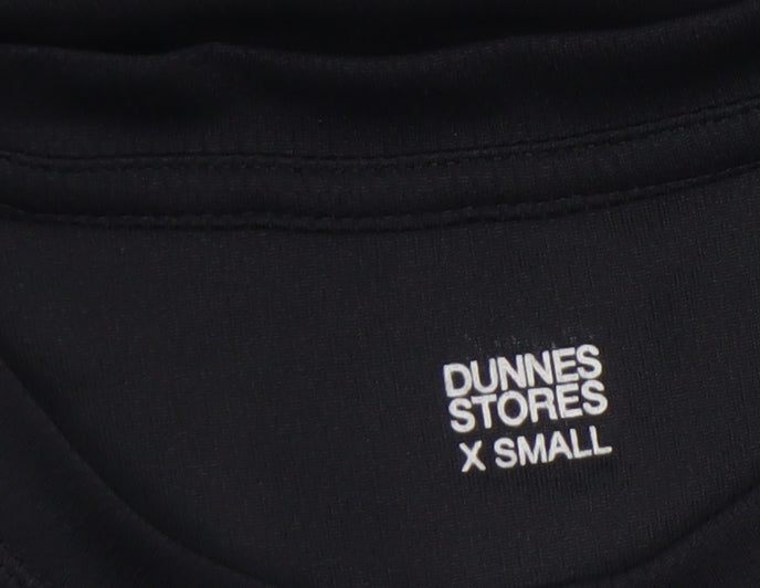 Mens UK Size XS Dunnes Stores Black Gym & TrainingRunning & JoggingWalking T-Shi