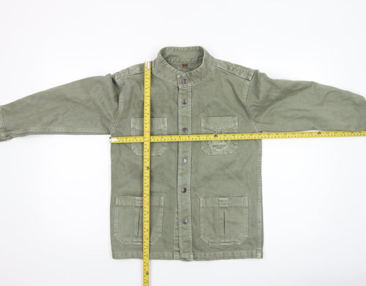 Boys UK Size 9-10 Years El Corte Inglés Green Military Jacket
