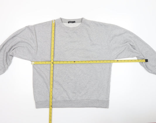 Womens UK Size XL Boohoo Grey Pullover Sweatshirt