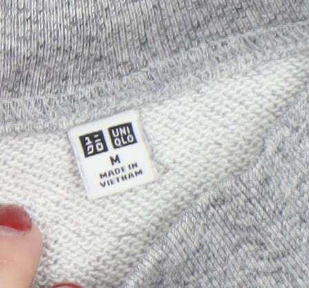 Mens UK Size M Uniqlo Grey Pullover Sweatshirt