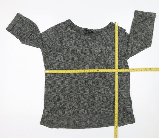 Womens UK Size 12 New Look Grey Pullover Jumper