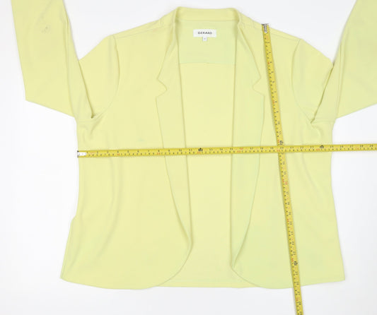 Womens UK Size 22 Gerard Plus Yellow Blazer